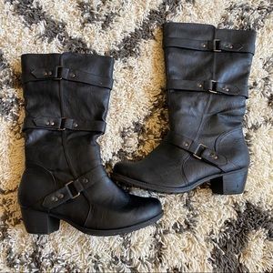 Easy Street Buckle Boots